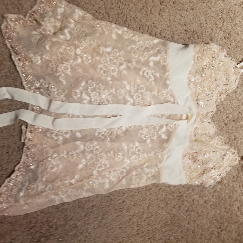 Beautiful sheer cami with bling